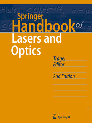 cover image of Springer Handbook of Lasers and Optics